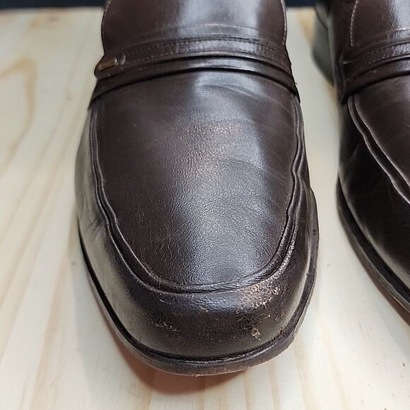 Bally Brown Leather Penny Loafers main image 11